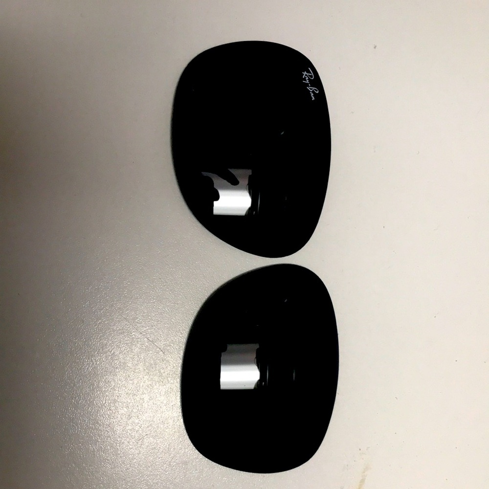 Ray-Ban Black Replacement Lenses for Ray-Ban model 2132 55 eye Brand New